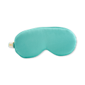 Image 1 for Cloud Padded Satin Sleep Mask Aqua