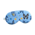Image 1 for Cloud Padded Satin Sleep Mask Butterflies
