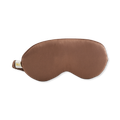 Image 1 for Cloud Padded Satin Sleep Mask Mocha