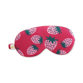 Image 1 for Cloud Padded Satin Sleep Mask Strawberry Dreams