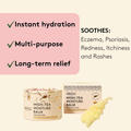 Image 5 for Migh-Tea Moisture Skin Recovery Balm - Fragrance Free 140g