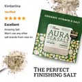 Image 3 for Aura Sea Salt - Organic Vitamin D Celtic Salt - Wild Garlic - 80g