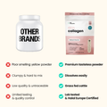 Image 5 for Skin Collagen Powder - Unflavoured Bovine Peptides 10,000mgs - 1 Month Supply 300g