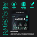 Image 5 for 3 in 1 Gut Health - 12 Billion Probiotics, 5 Digestive Enzymes, 6 Botanicals - 60 Capsules