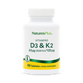 Image 1 for Vitamin D3 2520IU With K2 120 MCG 63ug (2520 IU)/120ug 90 Tablets