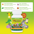 Image 4 for Animal Parade KidGreenz Tropical Fruit Flavour 90 Chewables