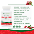 Image 4 for Organic Cranberry 500 MG 60 Capsules