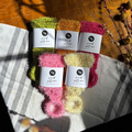 Image 3 for Handwoven Exfoliating Shower & Bath Mitt - Back Scrubber - Green