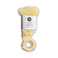 Image 1 for Handwoven Exfoliating Shower & Bath Mitt - Back Scrubber - Cream