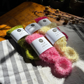 Image 3 for Handwoven Exfoliating Shower & Bath Mitt - Back Scrubber - Orange