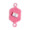 Image 1 for Shower Ritual Set – Handwoven Exfoliating Mitt (Loofah) & Peace Soap Bar - Pink