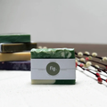 Image 5 for Shower Ritual Set – Handwoven Exfoliating Mitt (Loofah) & Revive Soap Bar - Green