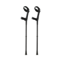 Image 1 for Black Glitter Crutches - Pair