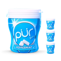 Image 1 for Aspartame-free Peppermint Gum 4 x 70g Shaker Cups