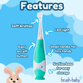 Image 4 for BabySonic Toothbrush Teal 0-3 years