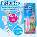 Image 2 for BabySonic Toothbrush Pink 0-3 years