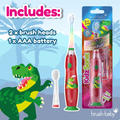 Image 3 for KidzSonic Dinosaur Battery Toothbrush 3+ years