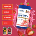 Image 2 for Critical Whey Protein Powder Strawberry Milkshake 825g