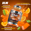 Image 4 for ZM6 Gummies - High Strength Zinc, Magnesium & Vitamin B6 - 100 Vegan Gummies (Orange Flavour)