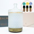 Image 3 for Aroma Diffuser with Energy & Immunity Essential Oil Set‚ Eucalyptus, Lemon & Peppermint 5ml x 3‚ Live Calm