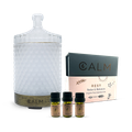 Image 1 for Aroma Diffuser with Sleep & Balance Essential Oil Set‚ Geranium, Lavender & Frankincense 5ml x 3‚ Rest Calm