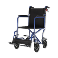 Image 1 for GO01976A(2)BEJ - Manual wheelchair powder coated steel transitchair