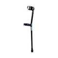 Image 1 for ¬†WALKING STICK Aluminium Elbow Crutch Dark