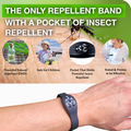 Image 4 for Mosquito & Insect Repellent Wrist Band - Adjustable one size fits all - Black