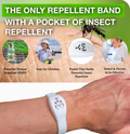 Image 3 for Mosquito & Insect Repellent Wrist Band - Adjustable one size fits all - White