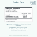 Image 3 for Omega 3 Softgels High EPA and DHA - 60s