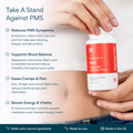 Image 2 for PMS Complex with Lemon Balm & Ginger 60 Capsules