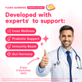 Image 3 for Women's Feminine Probiotic Pineapple Flavour 60 Gummies - Flora Support Probiotic 60 Gummies