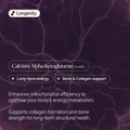 Image 3 for Ca-AKG (Calcium Alpha-Ketoglutarate) 1000mg - Longevity & Healthy Ageing Support - 30 Servings