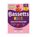 Image 1 for Bassetts Kids Multivitamins 3-6 Strawberry 60 Gummies