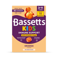Image 1 for Bassetts Kids Immune Support 3-11 Orange 30 Gummies