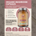 Image 2 for Organic Maitake 450mg 90 Capsules - WM060