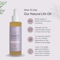 Image 4 for Natural Life - Hair Oil For Menopause Hair Care 50ml