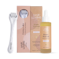 Image 1 for Beauty Renewal Hair Conditioning Bundle for Hair Growth – Rosemary-Infused Hair Growth Oil & Derma Roller