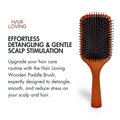 Image 3 for Wooden Paddle Brush – Anti-Breakage Detangling & Gentle Scalp Massage for All Hair Types