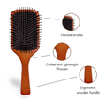Image 4 for Wooden Paddle Brush – Anti-Breakage Detangling & Gentle Scalp Massage for All Hair Types