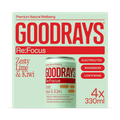 Image 1 for Re:Focus Electrolytes, Magnesium & Lions Mane Lime & Kiwi Drink 4 x 330ml
