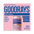 Image 1 for Re:Focus Electrolytes, Magnesium & Lions Mane Mixed Berry Drink 4 x 330ml