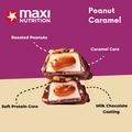 Image 2 for MaxiNutrition Creamy Core Protein Bar - Snack -13g Protein - Peanut Caramel