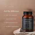 Image 2 for Organic Chaga Mushroom Extract - 60 Vegicaps