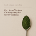 Image 3 for Organic Wheatgrass Juice Powder - 100g