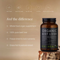 Image 2 for Organic Beef Liver - 180 Vegicaps