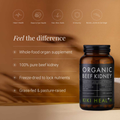 Image 2 for Organic Beef Kidney - 180 Vegicaps