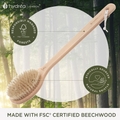Image 3 for Professional Natural Bristle Sauna Brush
