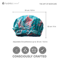 Image 3 for Luxury Palm Blush Shower Cap