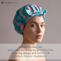 Image 4 for Luxury Palm Blush Shower Cap